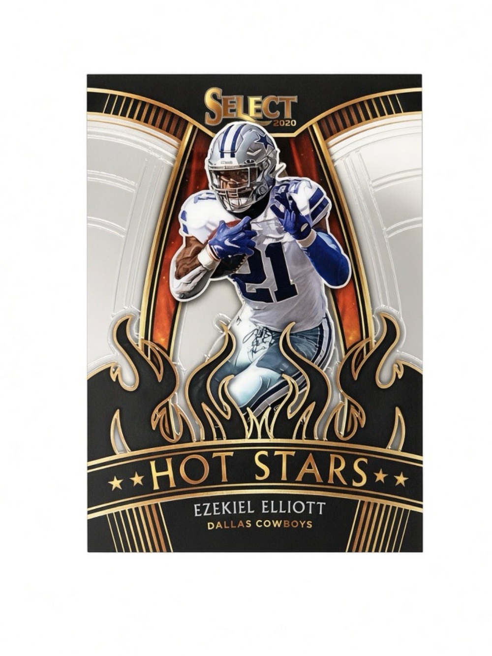 EZEKIEL ELLIOTT Dallas Cowboys 2020 Panini Select Hot Stars INSERT Card #HS13